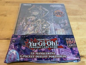Yu-Gi-Oh I:P Masquerena 9-Pocket Duelist Portfolio Binder Konami Card Album - Picture 1 of 8
