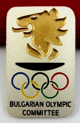 Bulgaria NOC National Olympic Committee Pin Badge Generic 2010s - Image 1 of 3