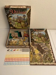 VILLAGE BOARD GAME tmg eggertspiele 2012 OOP English 2nd Edition COMPLETE EUC - Picture 1 of 2