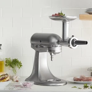 KitchenAid KSMMGA Attacco per tritatutto in metallo - Argento - Foto 1 di 2