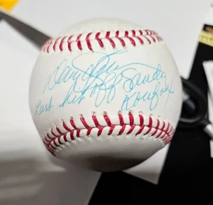 Davey Johnson autographed ML baseball Last hit off Sandy Koufax added Steiner - Picture 1 of 3