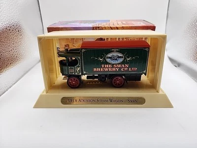 Matchbox 1918 Atkinson Steam Wagon "Swan" Green Diecast Great Beers of the World - Image 1 of 4