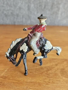 Vintage Bucking Bronco Cowboy Platform Figur England LTD Propietors - Bild 1 von 7
