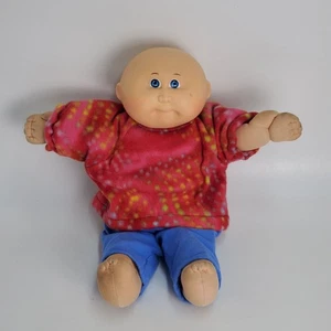 Vintage CABBAGE PATCH KID XAVIER ROBERTS Glatze blaue Augen Puppe 1978 1982 14 Zoll - Bild 1 von 10