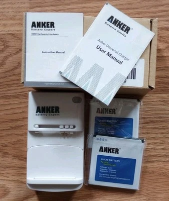 Cargador de baterías de iones de litio Anker 2 1900 compatible: HTC Sensation Mytouch 4G Slide Foto 1 de 4