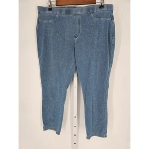 No Nonsense Damen Jeans blau Baumwollmischung Curvy Cropped Größe XL - Bild 1 von 4