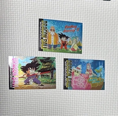 Dragon Ball Amada USA Version Card Set Mermaid Bulma Goku Master Roshi Three Pie - Image 1 of 4