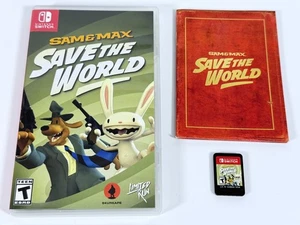 Sam & Max Save the World (Nintendo Switch) Game & Case Tested - Picture 1 of 6
