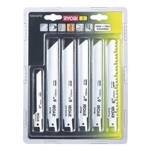 Ryobi RAK06RB Jeu de lames de scie alternative, 6 pièces - Photo 1/1