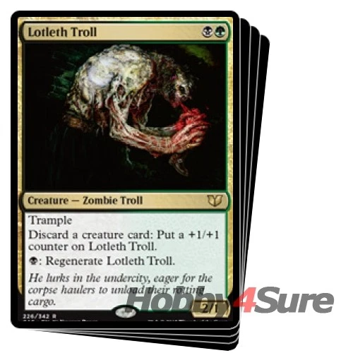 Lotleth Troll X4 M/NM Magic: The Gathering MTG Commander 2015 - Image 1 of 1