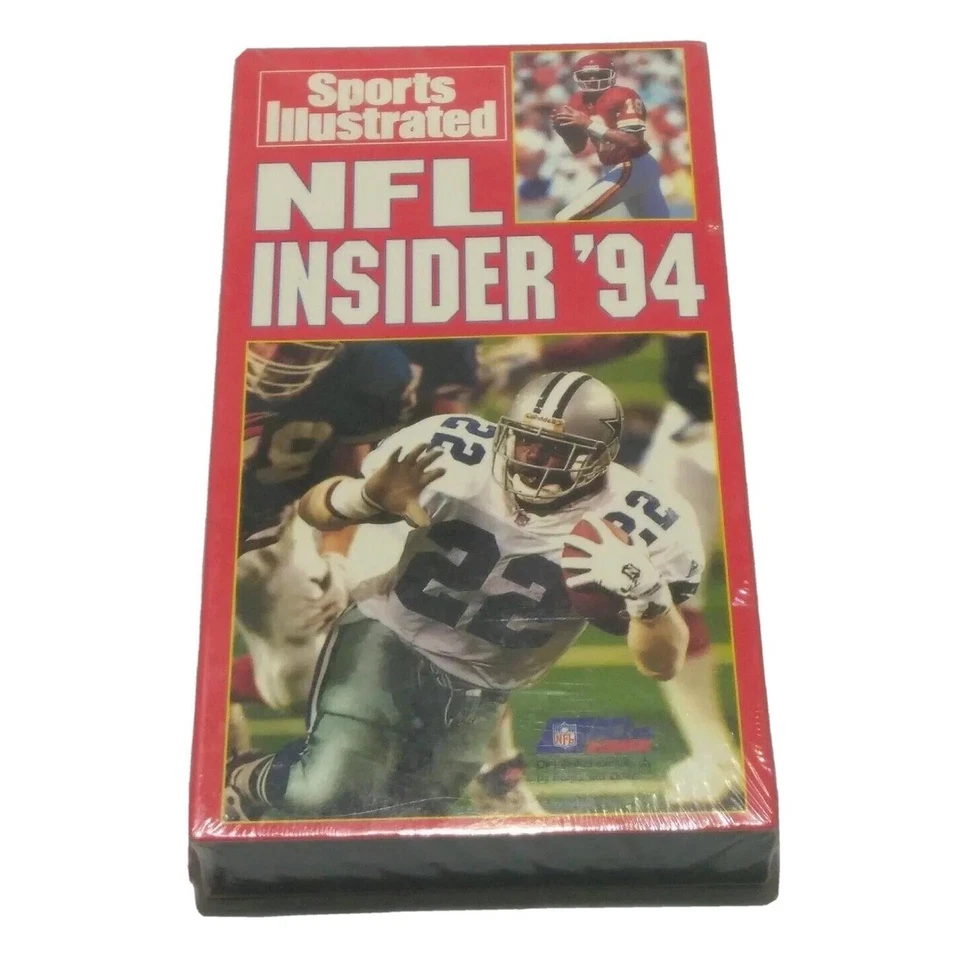 Sports Illustrated NFL Insider 94 VHS Emmitt Smith NEW Sealed - Image 1 of 2