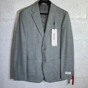 Calvin Klein Herren solider schmaler Passform weicher Sportmantel - neuwertig 40R $295 - Bild 1 von 10
