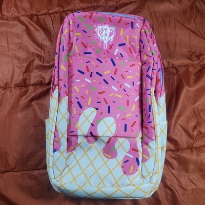 New! Sold Out Online! Baseball Lifestyle Ice Cream Backpack Strawberry NWT - Image 1 of 4