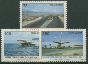 Türkisch-Zypern 1978 Transport und Verkehr: Flugzeug Boot 57/59 postfrisch - Picture 1 of 1