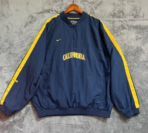 Nike California State Golden Bears Cortavientos Para Hombres 2XL Azul 1/4 Cremallera De Colección - Imagen 1 de 10