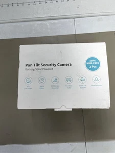 2K Solar Security Cameras Wireless Outdoor, 2PCS Outdoor Camera Wireless with 36 - Picture 1 of 3