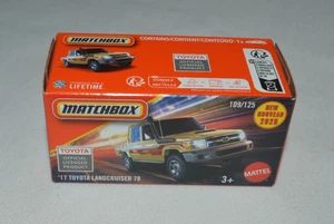 MATCHBOX 2025 POWER GRABAG 109/125 - ' 17 TOYOTA LANDCRUISER 78 TAN - Picture 1 of 4