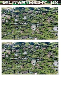 1 32 - 1 35 SCALE DIORAMA BRICK STONE ROAD WALL SETS STONE WALL SET 2 - Picture 1 of 1