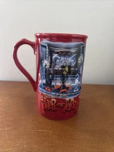 Disney The Twilight Zone Tower of Terror 3D große rote Tasse CBS Mickey Goofy Donald - Bild 1 von 3