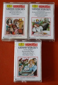 MC KASSETTE - Grimms Märchen 1,3 + 8 erzählt von Manfred Steffen DGG - Bild 1 von 1