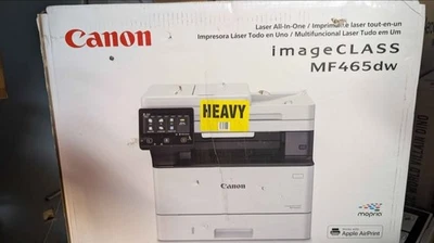 NEW Canon imageCLASS MF465dw Black & White All-in-One Duplex Laser Printer - Image 1 of 4