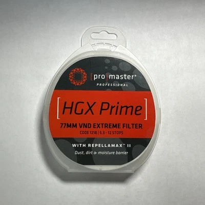 Promaster HGX Prime 77mm VND Extreme Filter 5.3-12 STOPS Variable Never Used Box - Image 1 of 4