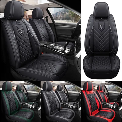 Juego completo de funda de asiento de cuero PU de 5 asientos para Lincoln MKC 2014-2019 MKZ 2010-2022 Foto 1 de 4