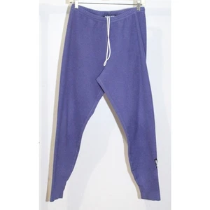 Vintage ROFFE Blue Polartec Fleece Leggings Skiwear Unisex S/M - Picture 1 of 10