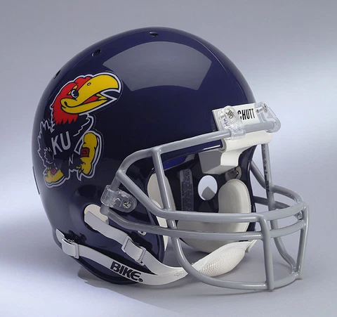 KANSAS JAYHAWKS NCAA Schutt XP Full Size REPLICA Gameday Football Helmet Cover