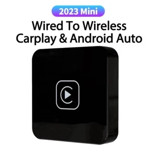 Apple CarPlay Android Auto Wired To Wireless Adapter Box - USB A & C - Free P&P - Picture 1 of 25