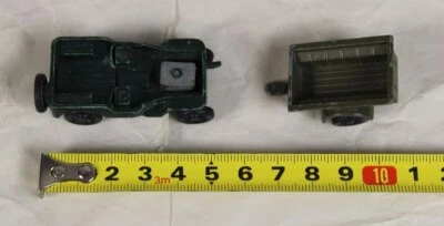 B10/ 2X Parti Siku Più Vecchie - Parte Di Jeep V92 + Rimorchio V228 - 23 G /S74 - Immagine 1 di 4