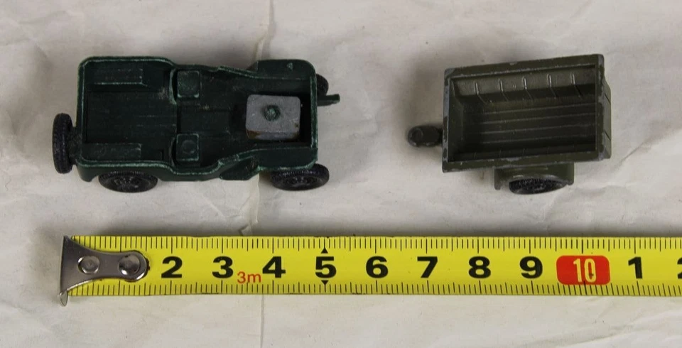 B10/ 2X Parti Siku Più Vecchie - Parte Di Jeep V92 + Rimorchio V228 - 23 G /S74 - Immagine 1 di 4