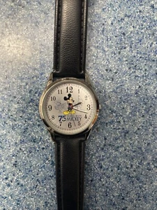 Mickey Mouse Watch 75th Anniversary 2003 Disney 75 Years with Mickey - Working - Picture 1 of 6