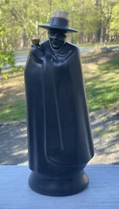 Mid-Century Black Ceramic Wedgwood Sandeman Decanter Prince Wales England RETRO - Picture 1 of 11