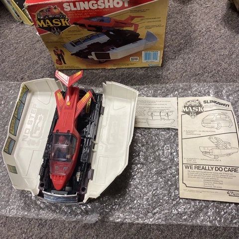 Slingshot M.A.S.K. Vintage Kenner 1986 Original CIB Complete Rare W Box Cover