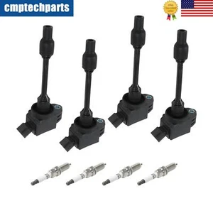 4X Ignition Coils & Iridium Spark Plugs Kit For Toyota Corolla 2020 2021 UF848 - Picture 1 of 8