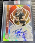 2023 Drew Brees / Derek Carr Saints 2/25 Donruss Elite Passing Torch Auto #PTT22