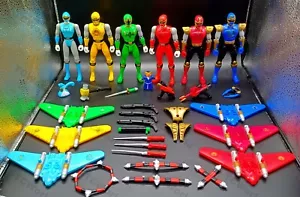 Power Rangers Ninja Storm Ninja Flash "Ninja Storm Rangers w/ Sensei Kanoi" - Picture 1 of 14