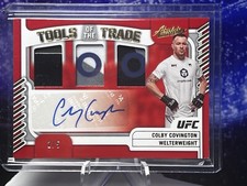 2023 Panini Chronicles UFC Colby Covington Tools Of The Trade Auto GOLD 2/5