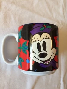 Minnie Mouse Christmas Coffee Mug Disney Store Ceramic Holiday Coffee Cup - Picture 1 of 6