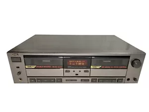 JVC TD-W307 Stereo Cassette Dual Tape Deck Auto Reverse Dub FOR PARTS *READ - Picture 1 of 24