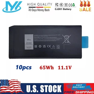 ✅Lot 10 CJ2K1 Battery for Dell Latitude 5404 7404 5414 7414 Rugged Extreme 4XKN5 - Picture 1 of 13