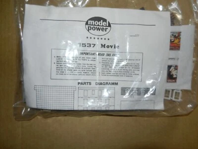 MODEL POWER - N SCALE - MOVIE THEATER KIT   # 1537 - Image 1 of 2