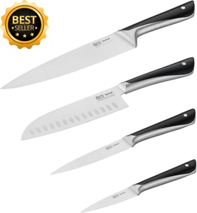 Jamie Oliver 4Pc Kitchen Knife Set Stainless Steel Chef Knives K267S455 - Picture 1 of 12
