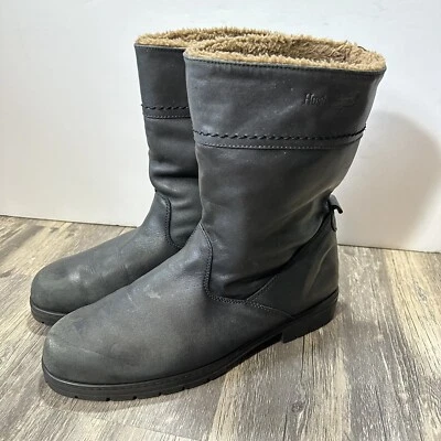 Vintage Hush Puppies Brown Leather Boots Men's Size 12 - 90261 - Made in Canada - Image 1 of 4