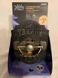 Animated Trap or Treat Bear Trap Prop Doorbell 8" x 5" x 2" New 3639307 - Picture 1 of 8