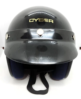 CASCO MOTO CIBER U-4 ~ TALLA XXS 51-52 CM ~ PUNTO ~ NEGRO Foto 1 de 4