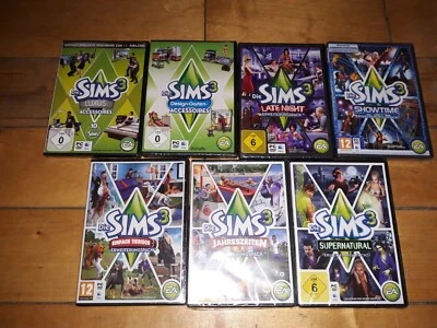 DIE SIMS 3  EXPANSION PACK BUNDLE 7  PC/MAC DVD SEALED -  PC Game - S0000 - Bild 1 von 3