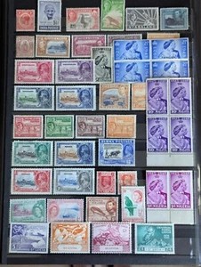 vfmint small collection of commonwealth issues kgv to elizabeth - Picture 1 of 1