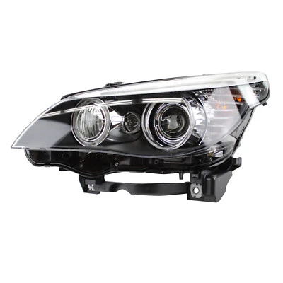 Hella Driver Left Headlight Assembly Xenon 169009151 for BMW E60 525i 530i 550i - Image 1 of 4